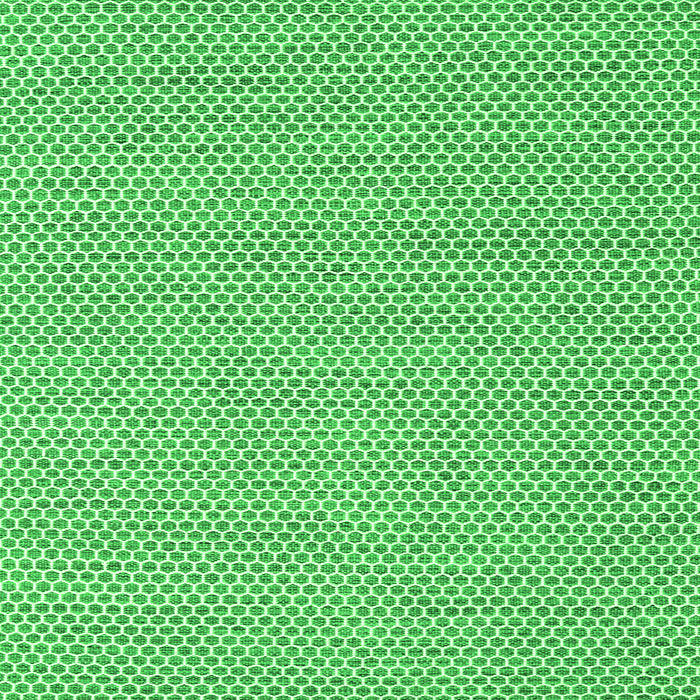 Serging Thickness of Abstract Green Contemporary Rug, con2178grn