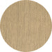 Round Machine Washable Abstract Brown Contemporary Rug, wshcon2178brn