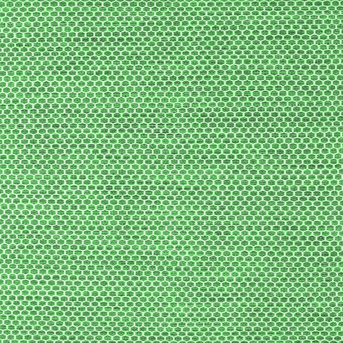 Square Abstract Emerald Green Contemporary Rug, con2178emgrn