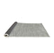 Thickness of Contemporary Gray Modern Rug, con2179