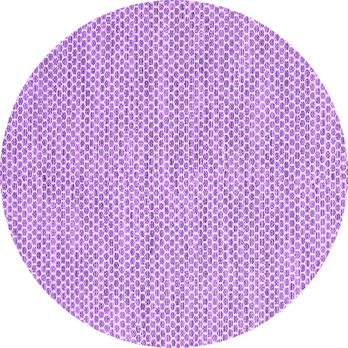 Round Machine Washable Abstract Purple Contemporary Area Rugs, wshcon2179pur