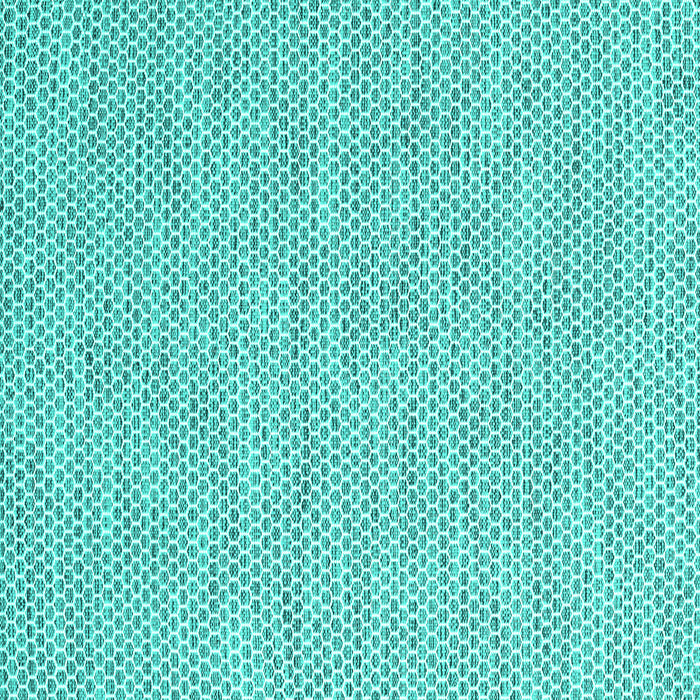 Square Machine Washable Abstract Turquoise Contemporary Area Rugs, wshcon2179turq