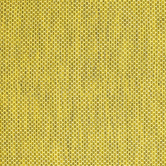 Square Abstract Yellow Contemporary Rug, con2179yw
