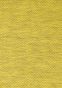 Abstract Yellow Contemporary Rug, con2179yw