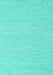 Machine Washable Solid Turquoise Modern Area Rugs, wshcon2180turq