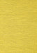 Machine Washable Solid Yellow Modern Rug, wshcon2180yw