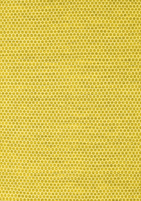 Solid Yellow Modern Rug, con2180yw