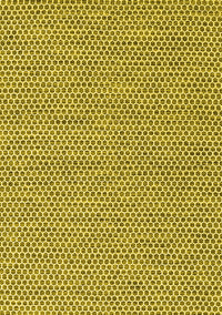 Abstract Yellow Contemporary Rug, con2181yw