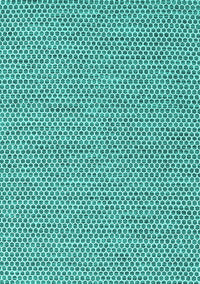 Abstract Turquoise Contemporary Rug, con2181turq