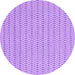 Round Abstract Purple Contemporary Rug, con2182pur