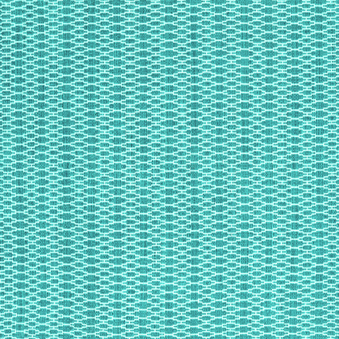 Square Abstract Turquoise Contemporary Rug, con2182turq