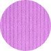 Round Abstract Pink Contemporary Rug, con2182pnk