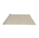 Serging Thickness of Machine Washable Contemporary Champagne Beige Rug, wshcon2183