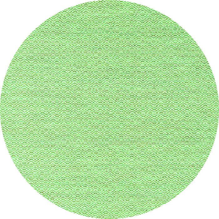 Square Solid Green Modern Rug, con2183grn