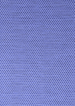 Abstract Blue Contemporary Rug, con2184blu