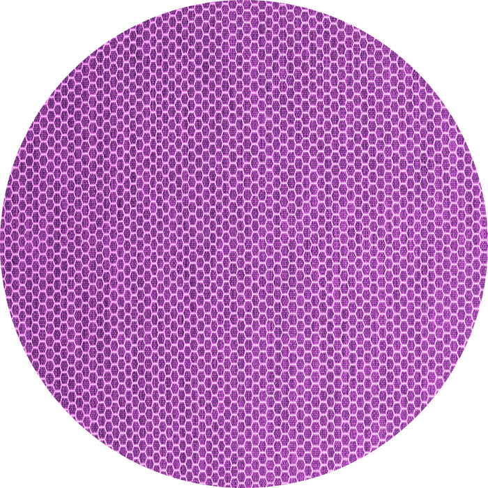 Round Machine Washable Abstract Pink Contemporary Rug, wshcon2184pnk