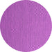 Round Machine Washable Abstract Pink Contemporary Rug, wshcon2184pnk