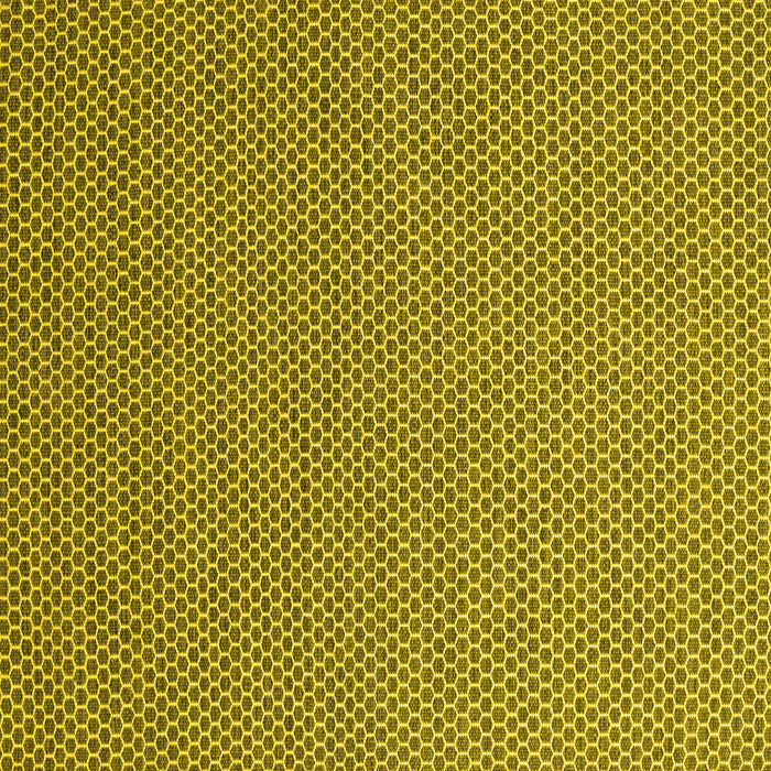 Square Machine Washable Abstract Yellow Contemporary Rug, wshcon2184yw