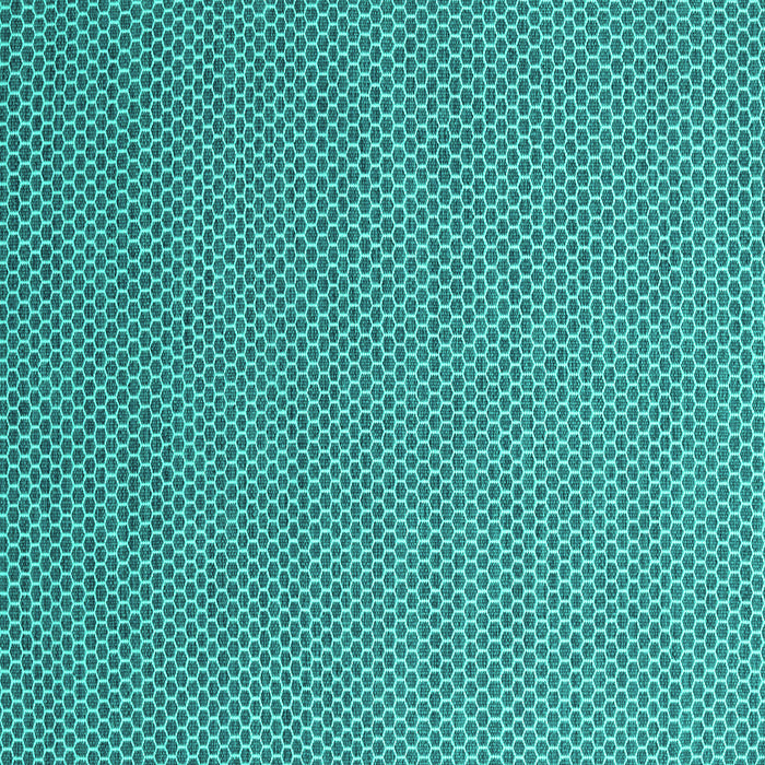 Square Abstract Turquoise Contemporary Rug, con2184turq