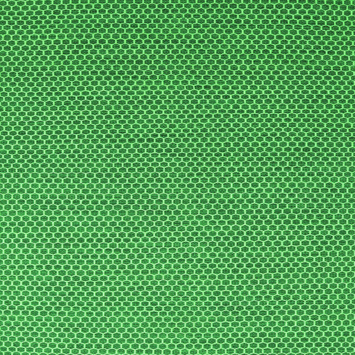 Serging Thickness of Abstract Green Contemporary Rug, con2184grn