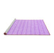 Sideview of Machine Washable Abstract Purple Contemporary Area Rugs, wshcon2185pur