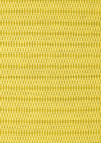 Abstract Yellow Contemporary Rug, con2185yw