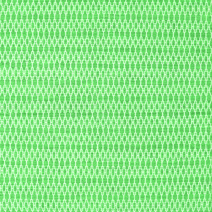 Round Machine Washable Abstract Green Contemporary Area Rugs, wshcon2185grn