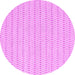 Round Machine Washable Abstract Pink Contemporary Rug, wshcon2185pnk