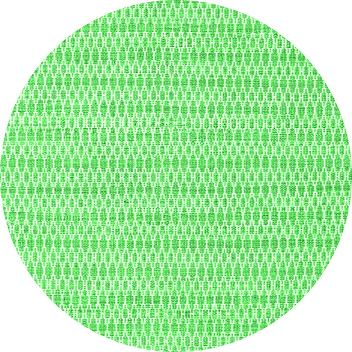 Square Abstract Green Contemporary Rug, con2185grn