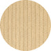 Round Abstract Brown Contemporary Rug, con2185brn