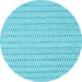 Round Machine Washable Abstract Light Blue Contemporary Rug, wshcon2186lblu