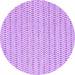 Round Machine Washable Abstract Purple Contemporary Area Rugs, wshcon2186pur