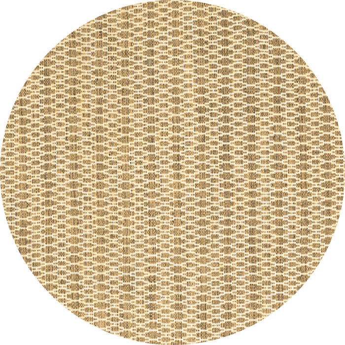 Round Machine Washable Abstract Brown Contemporary Rug, wshcon2186brn