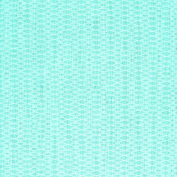 Square Machine Washable Solid Turquoise Modern Area Rugs, wshcon2187turq