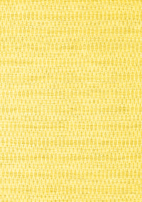 Solid Yellow Modern Rug, con2187yw