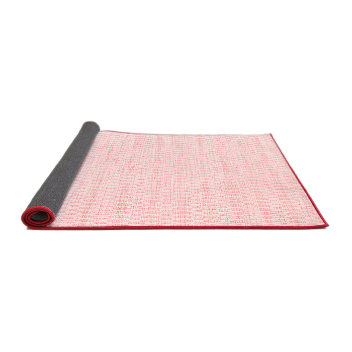Solid Red Modern Area Rugs