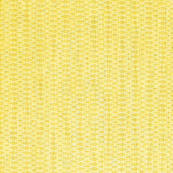 Square Machine Washable Solid Yellow Modern Rug, wshcon2187yw