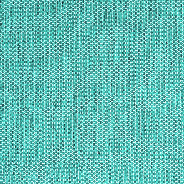 Square Machine Washable Abstract Turquoise Contemporary Area Rugs, wshcon2188turq