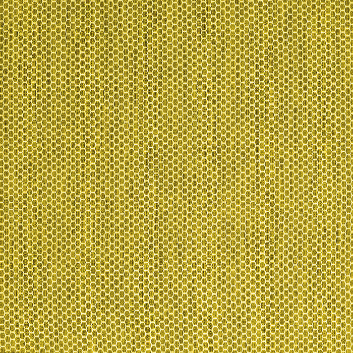 Square Abstract Yellow Contemporary Rug, con2188yw