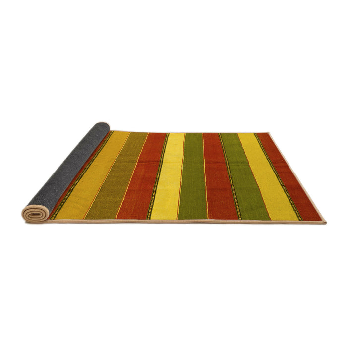 Sideview of Oriental Yellow Traditional Rug, con2189yw