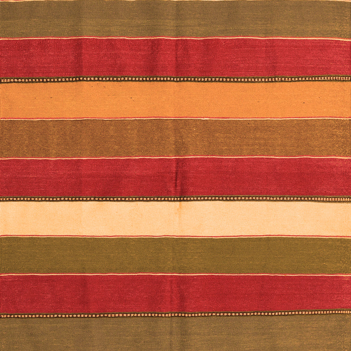 Serging Thickness of Machine Washable Oriental Orange Traditional Area Rugs, wshcon2189org