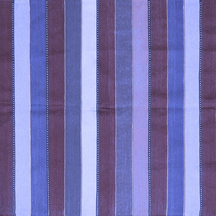 Square Machine Washable Oriental Blue Traditional Rug, wshcon2189blu