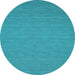 Round Machine Washable Abstract Light Blue Contemporary Rug, wshcon218lblu