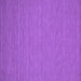 Square Abstract Purple Contemporary Rug, con218pur