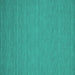 Square Abstract Turquoise Contemporary Rug, con218turq