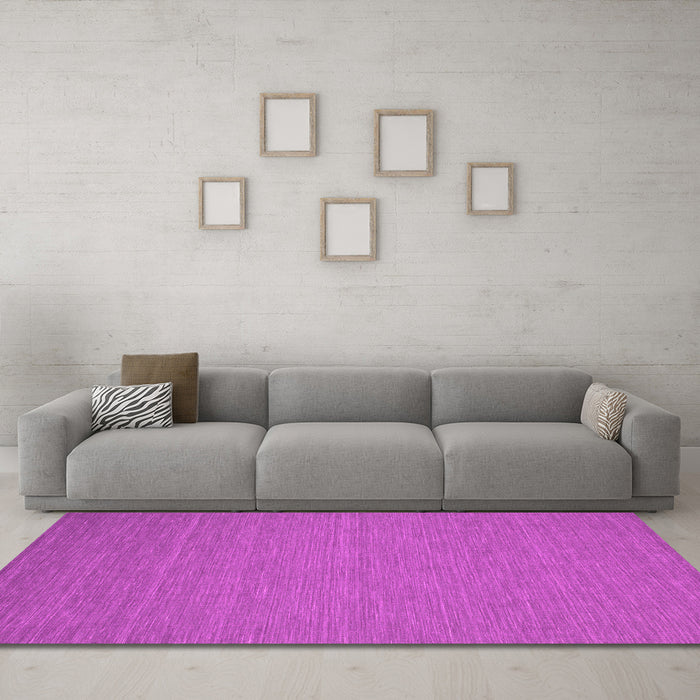 Machine Washable Abstract Pink Contemporary Rug in a Living Room, wshcon218pnk