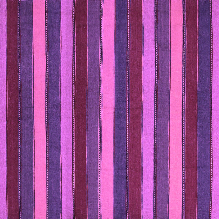 Square Machine Washable Southwestern Purple Country Area Rugs, wshcon2190pur