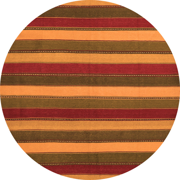 Square Southwestern Orange Country Rug, con2190org