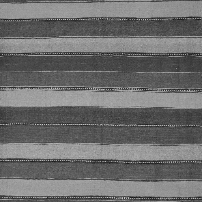 Serging Thickness of Machine Washable Southwestern Gray Country Rug, wshcon2190gry