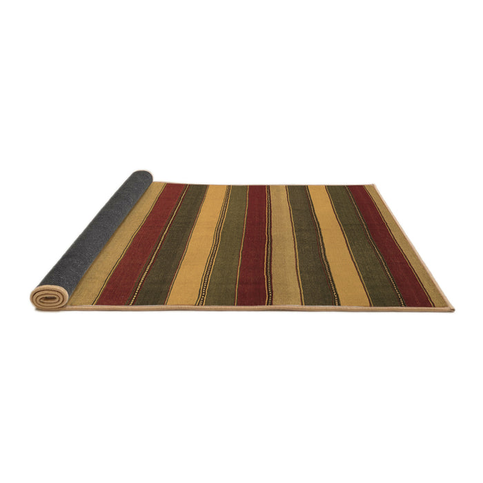 Sideview of Southwestern Brown Country Rug, con2190brn